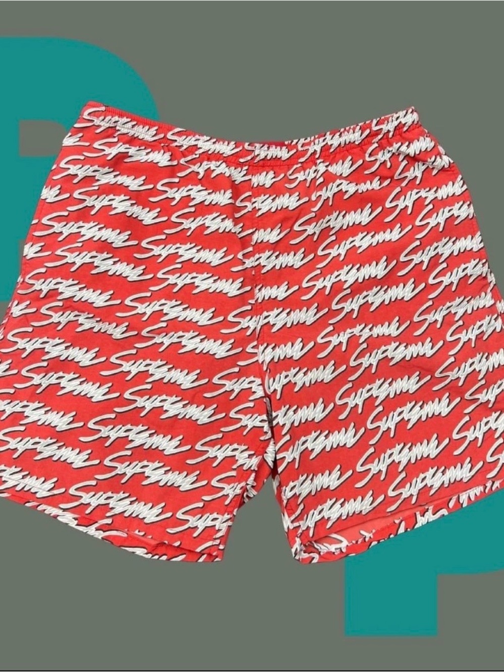 Supreme Signature Script Logo Water Short (Medium)